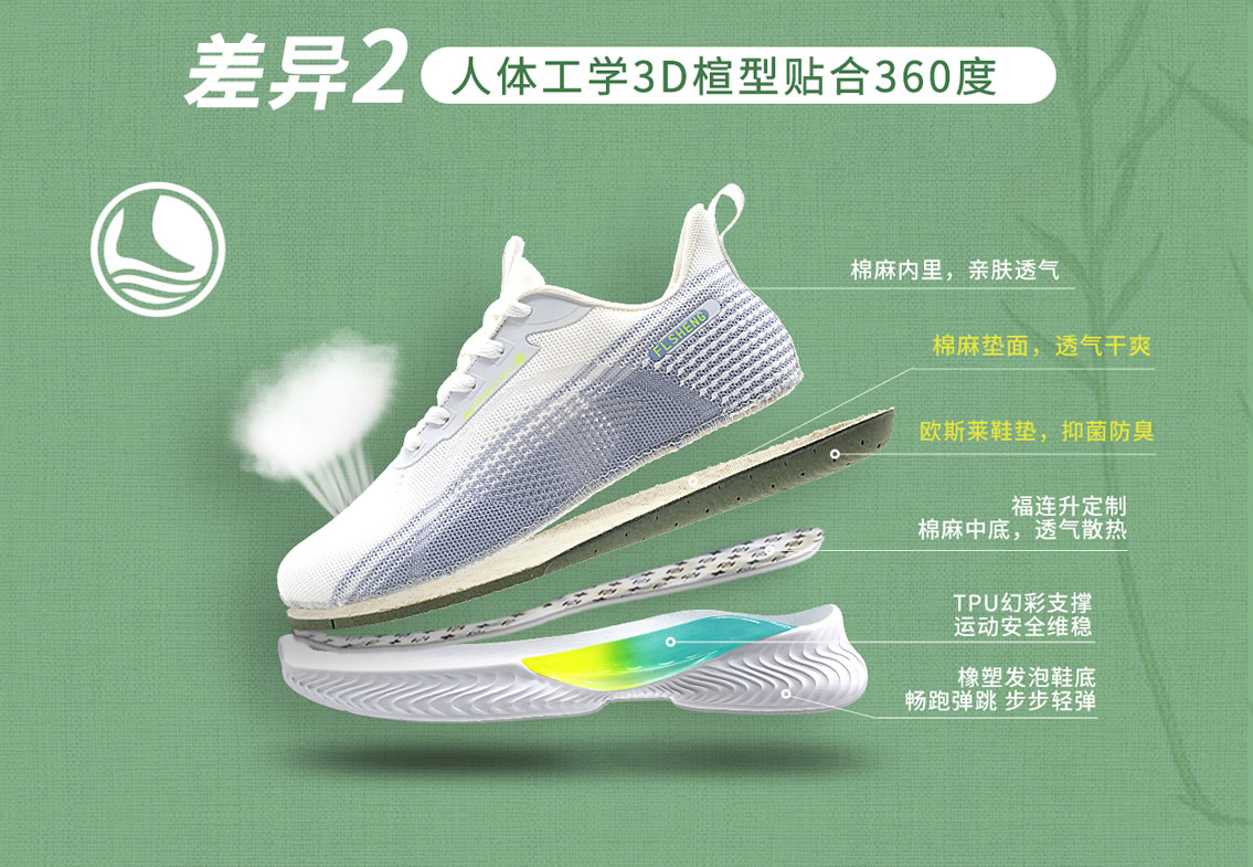 福連升鞋子人體工學(xué)鞋楦合腳舒適